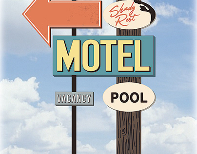 Shady Rest Motel Sign