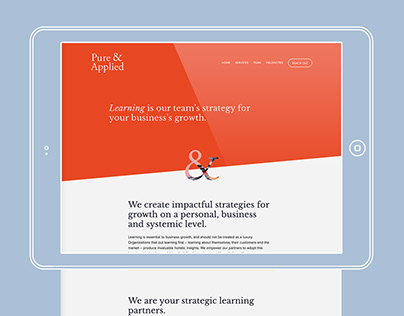 Pure & Applied website