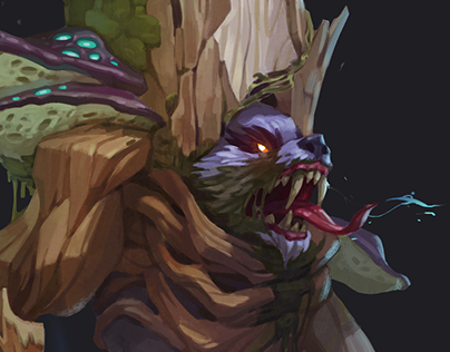 Forest monster concept