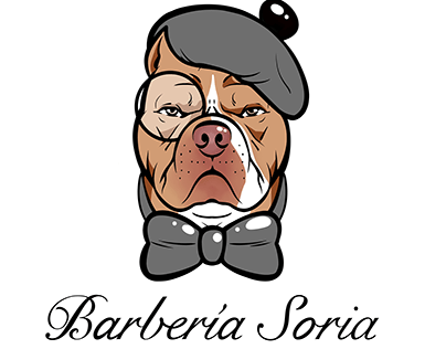 Diseño Logo Barbería Soria