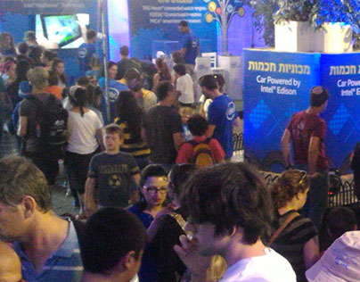 Intel Booth @ GeekPicnic Festival