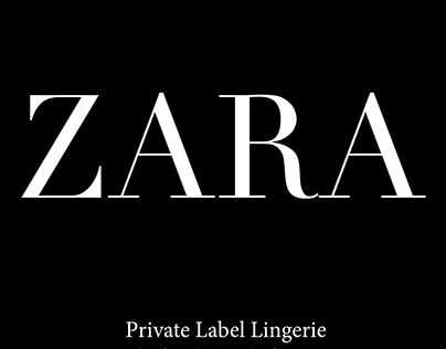 Product Development: Private Label Lingerie for Zara