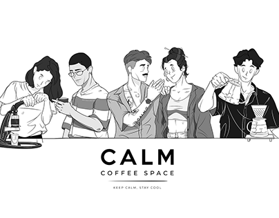 LOGO DESIGN - CALM COFFEE SPACE
