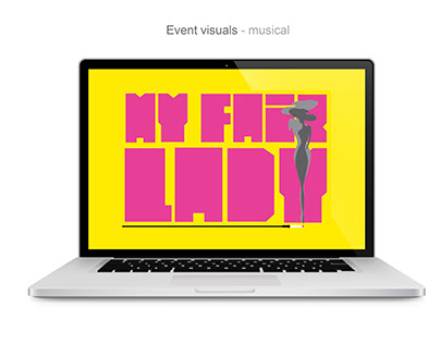 MY FAIR LADY - graphic design for Warsaw premiere.
