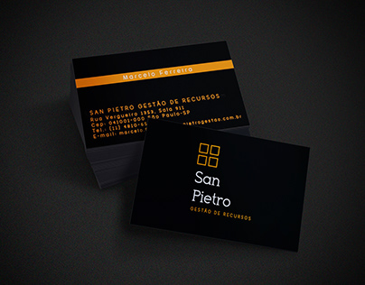 Logo e Cartão de visita para a Empresa San Pietro