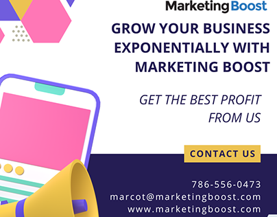 Grow your business exponentially with marketing boost