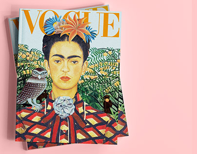 The idea of the cover of VOGUE magazine