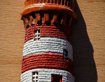 Ceramic miniature - lighthouse souvenir