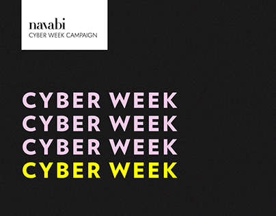 CYBER WEEK Campaign Design 2020 - navabi