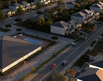 Southern Pines Village | Community rendering