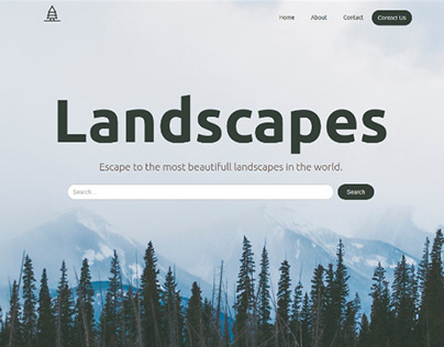 Project thumbnail - Landscapes search engine project