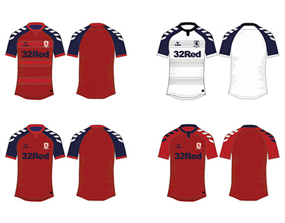 Middlesbrough Hummel Jersey Designs