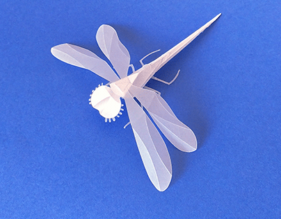 Paper Dragonfly by Diona