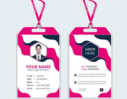 Business ID Card Design Template