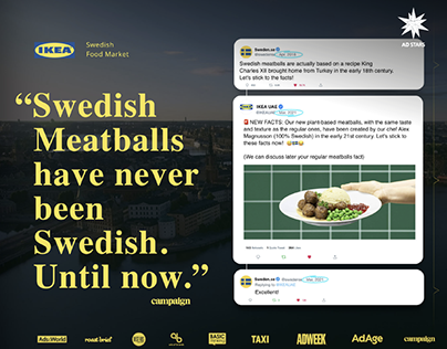 IKEA - Swedish Meatballs are Swedish again.