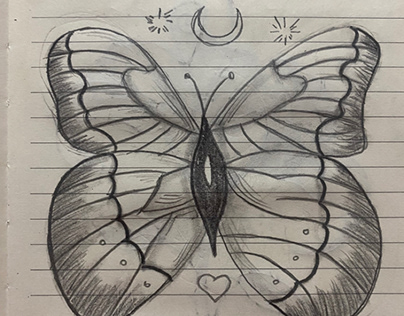 Dibujo de mariposa