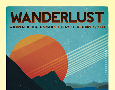 Wanderlust 2014 Summer Festival Posters