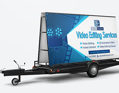 J Alam Creation- Video Editing Services Banner Design