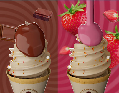 Ice Cream - - 3D Product Animation