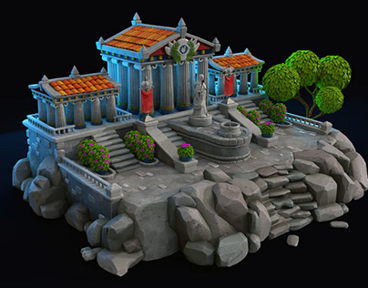3D Environment - Pantheon
