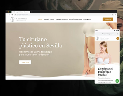 Diseño Web Cirujano Plástico Joaquin Velázquez