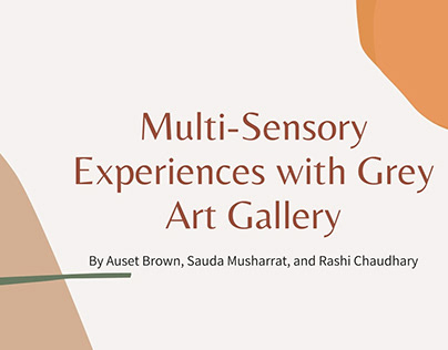 Multisensory Design Experience (accessibility focused)
