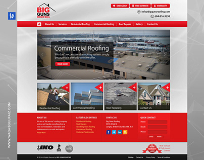 Roofing Landing page