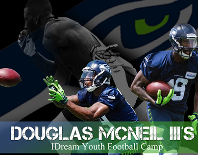 Douglas McNeil's Youth Football Camp flyer