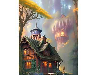 Magic house in fairyland - 202307205.