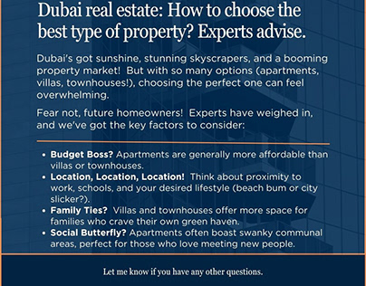 How to choose the best property type?