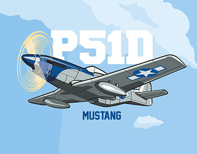 Segunda Guerra Mundial P51D Mustang