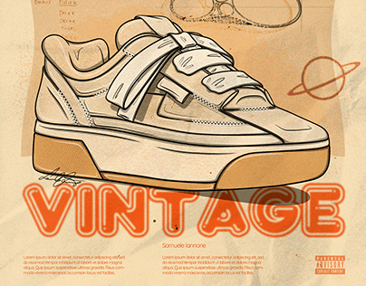 Vintage Sneakers - Poster Concept