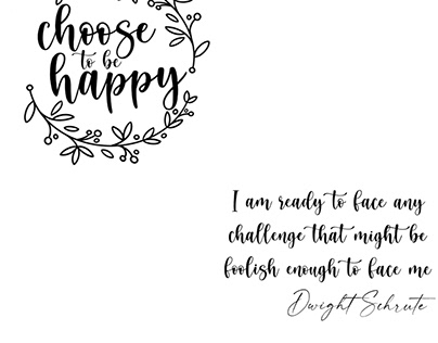 Choose to be Happy - Cup Decals