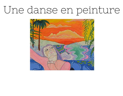 Une danse en peinture avec Margot Royneau-Jestin