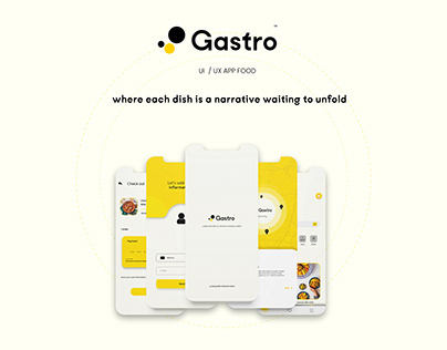Project thumbnail - Restaurant Food app design | UX /UI / screen mockup