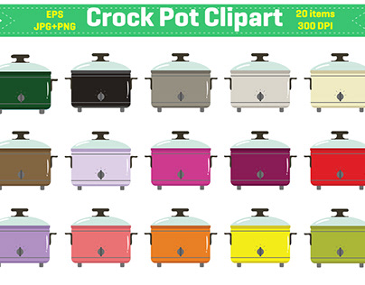 Crock Pot/Slow Cooker Clipart