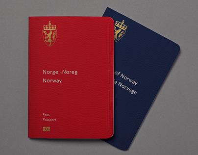 Design proposal for Norway's new passport