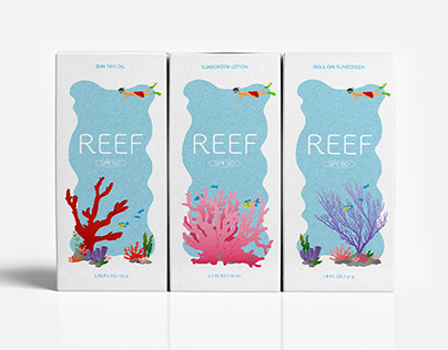 REEF Sunscreen Branding & Packaging