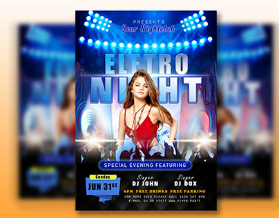 Club Night Party Prime Friday Flyer Template Download