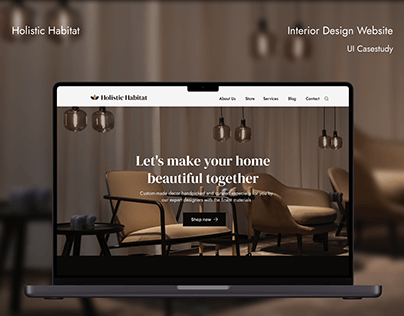 UI Concept-Interior Design Website