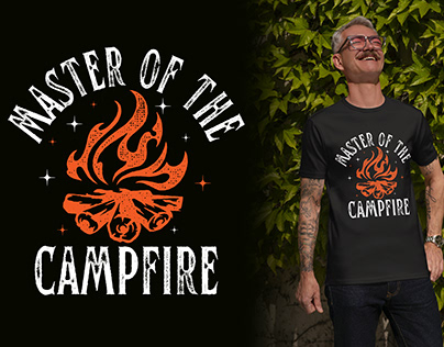 master of the campfire t-shirt design