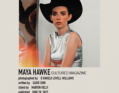 Maya Hawke for Cultured Magazine