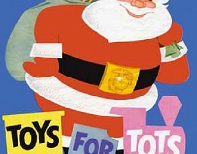 A poster for the Marine Toys for Tots program