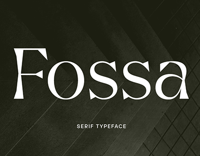 Fossa Serif Typeface