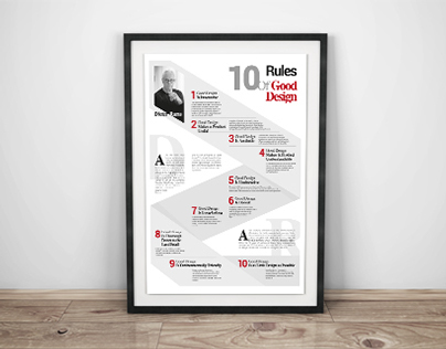 Dieter Rams: 10 Principles for Good Design - Posters