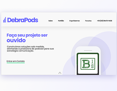Project thumbnail - Debra Podcasts - Landing Page
