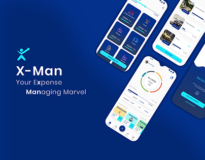 X-Man - A money manager app UX UI
