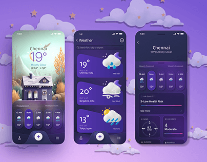 weather UI/Prototype