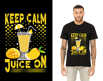 Mango Juice Custom T-Shirt Design