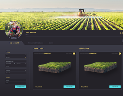 Agricultural Platform Based on blockchain system.